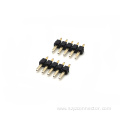 2.54mm Pitch Pin header Connector Single Row Straight SQ0.64mm H2.5mm 1*5P